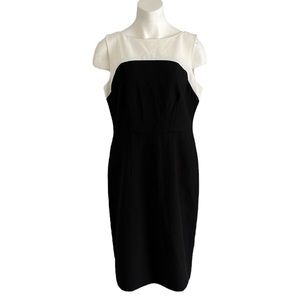 New with tags Worthington colorblock sleeveless Dress Women’s Size 8 ivory/black